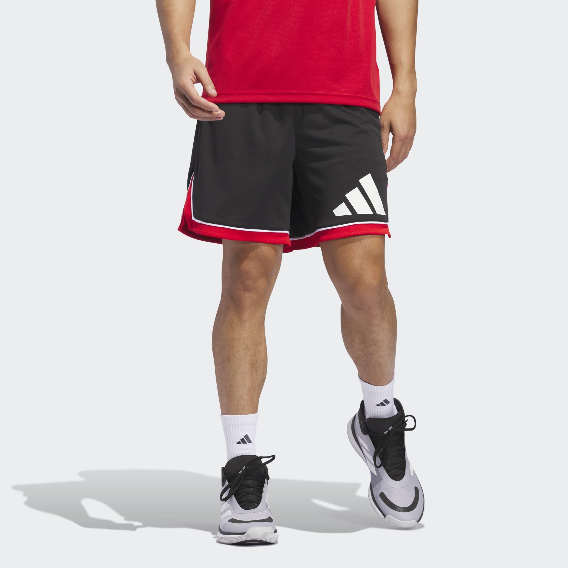 adidas Basketball Badge of Sport Shorts, Black, A701_ONE, large image number 12
