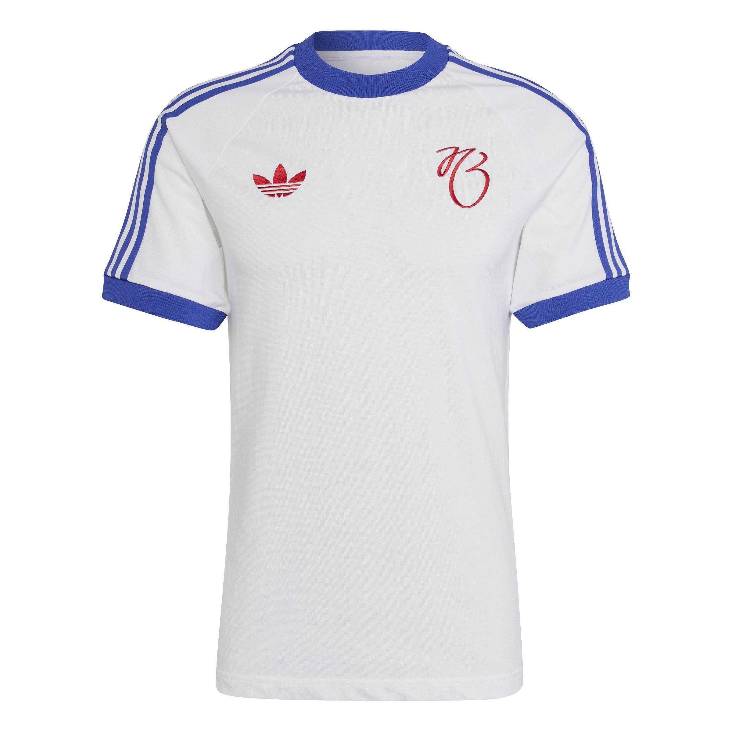 Jude Bellingham 3-Stripes T-Shirt, White, A701_ONE, large image number 1