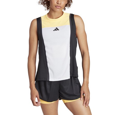Women Tennis Heat.Rdy Pro Match Tank Top, White, A701_ONE, large image number 1