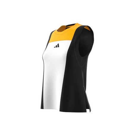 Women Tennis Heat.Rdy Pro Match Tank Top, White, A701_ONE, large image number 8