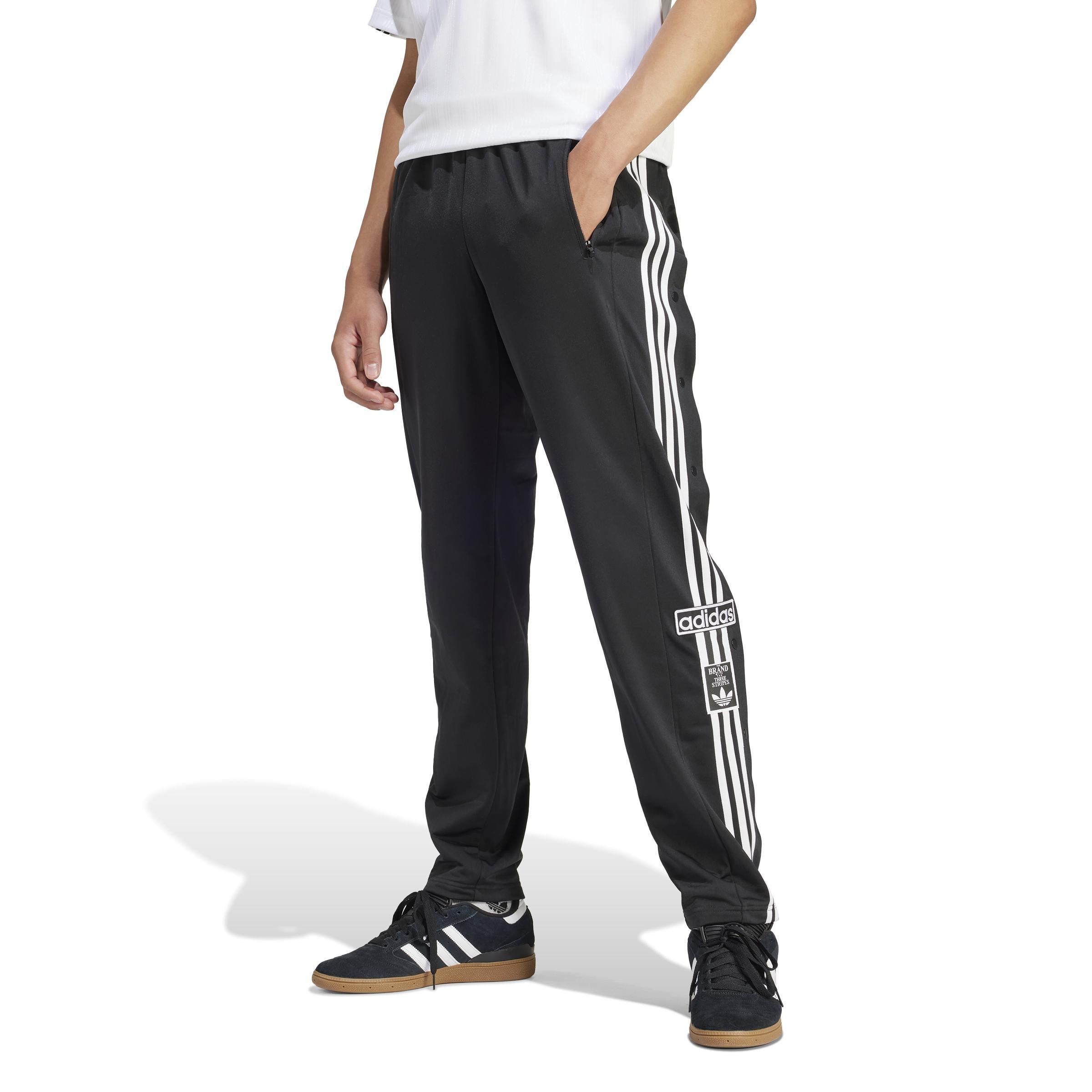 Adidas tracksuit bottoms with zip legs hot sale