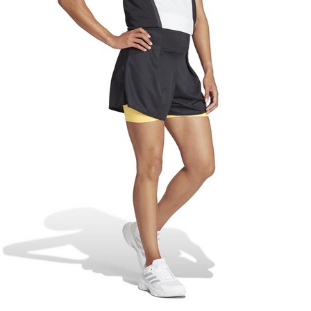 Women Tennis Heat.Rdy Pro Shorts, Black, A701_ONE, large image number 1