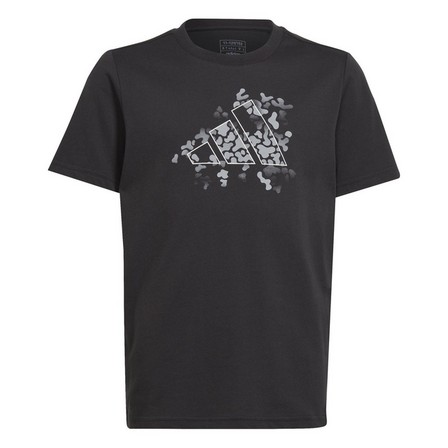 Kids Unisex Training Graphic T-Shirt, Black, A701_ONE, large image number 0