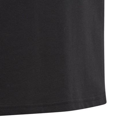 Kids Unisex Training Graphic T-Shirt, Black, A701_ONE, large image number 4