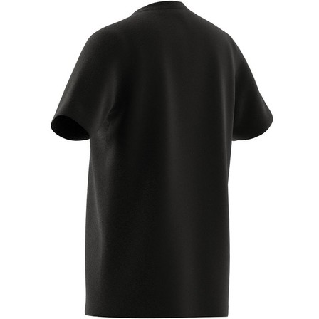 Kids Unisex Training Graphic T-Shirt, Black, A701_ONE, large image number 6