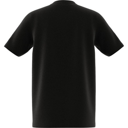 Kids Unisex Training Graphic T-Shirt, Black, A701_ONE, large image number 8