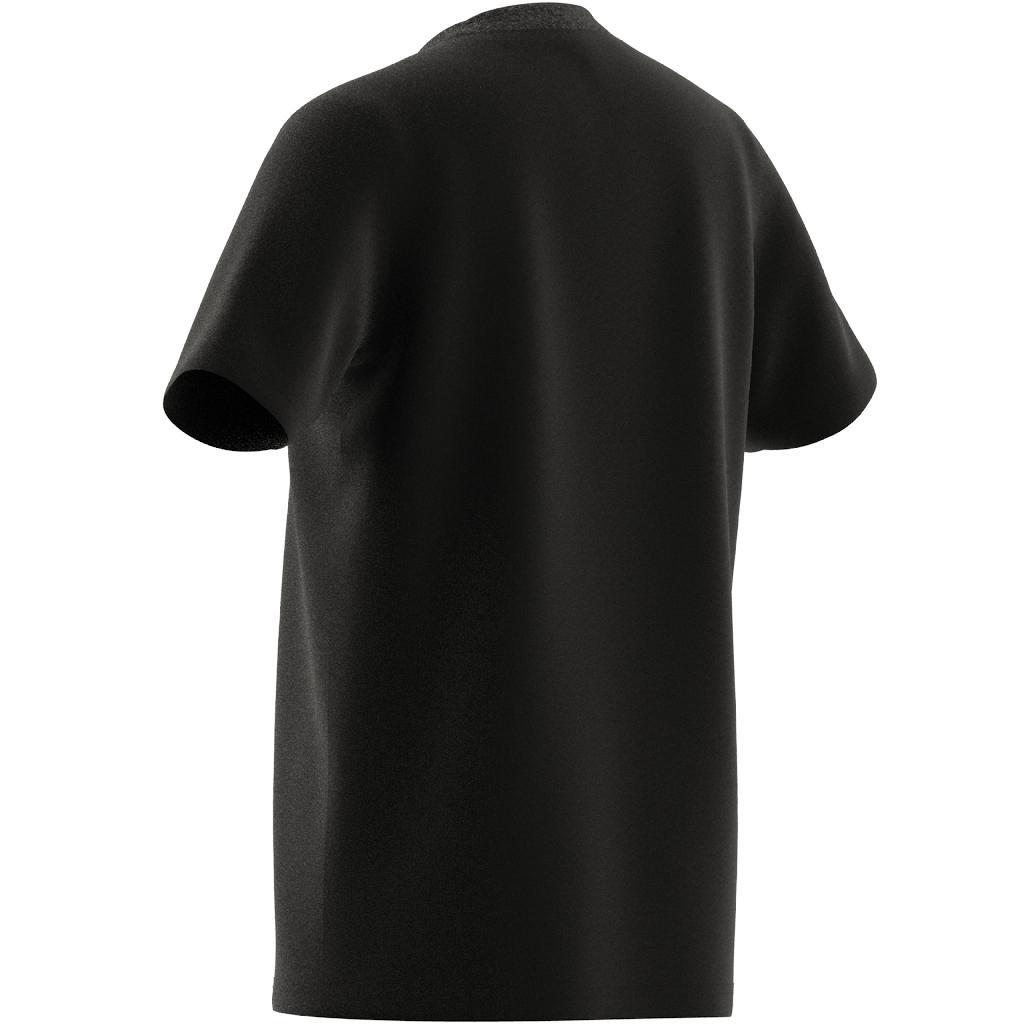 adidas - Kids Unisex Printed T-Shirt, Black