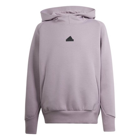 Kids Unisex Adidas Z.N.E. Hoodie, Purple, A701_ONE, large image number 1
