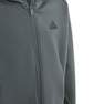 Kids Unisex Adidas Z.N.E. Full-Zip Hoodie, Grey, A701_ONE, thumbnail image number 5