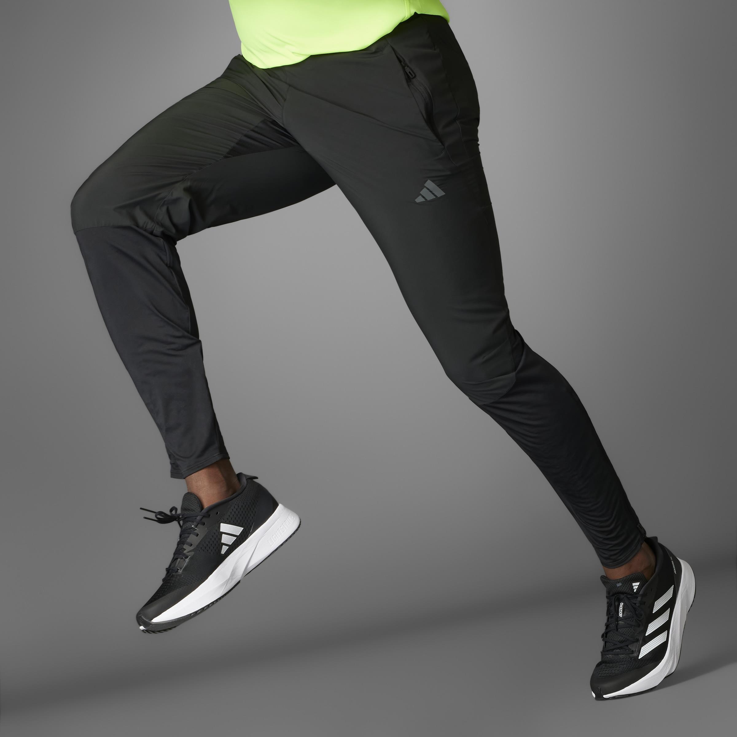 Adizero Running Pant, Black, A701_ONE, large image number 14