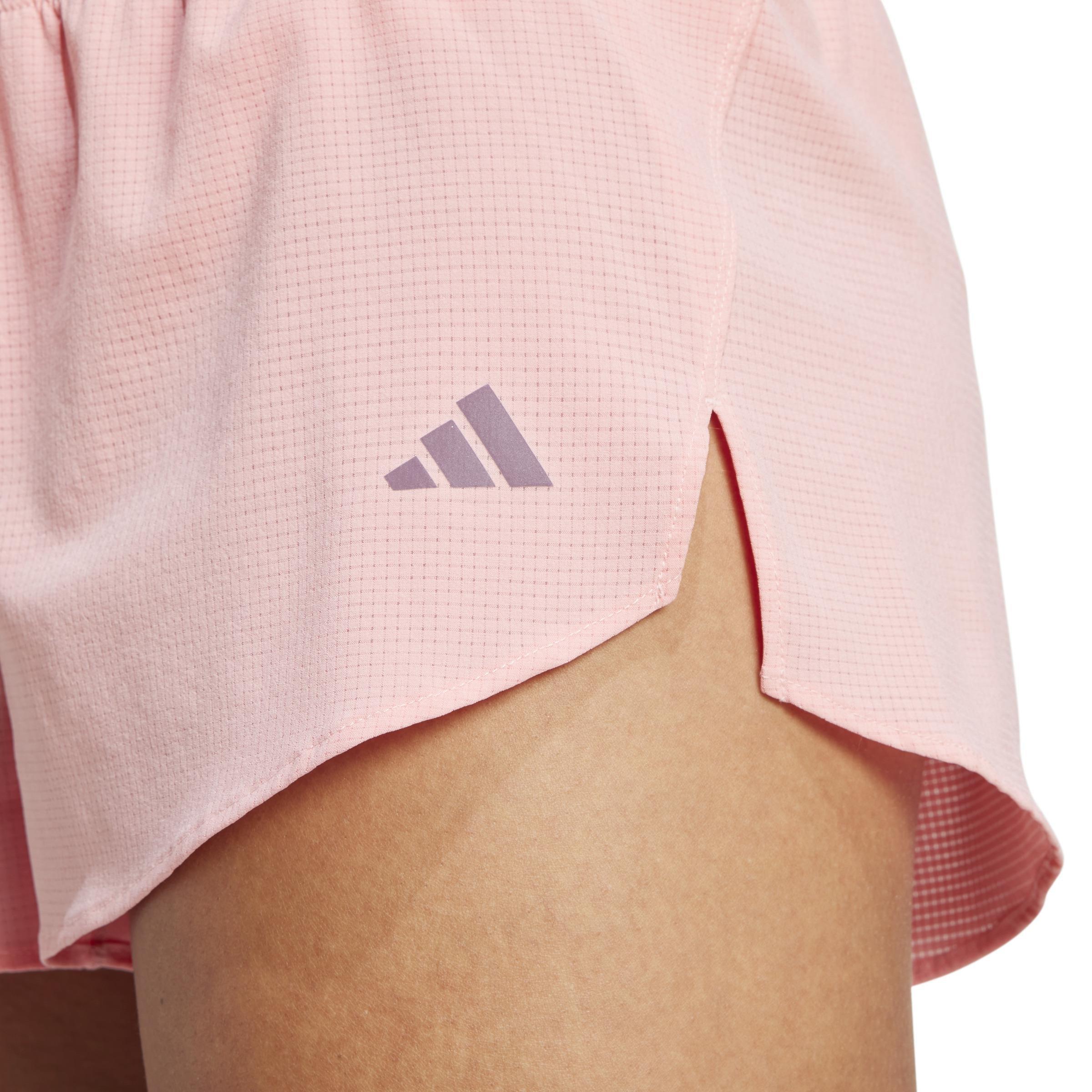 Adizero Running Gel Short, Pink, A701_ONE, large image number 3