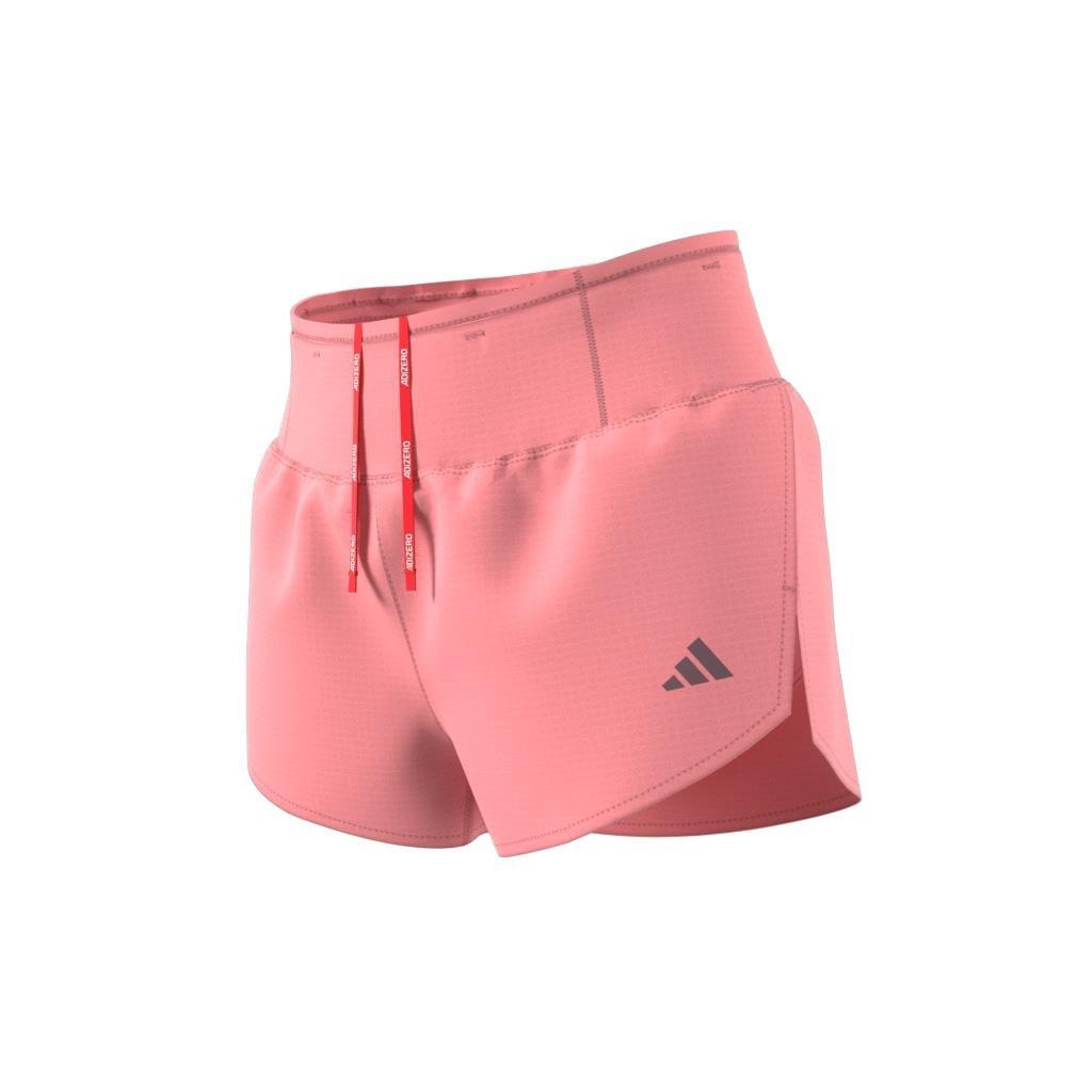 Adizero Running Gel Short, Pink, A701_ONE, large image number 6