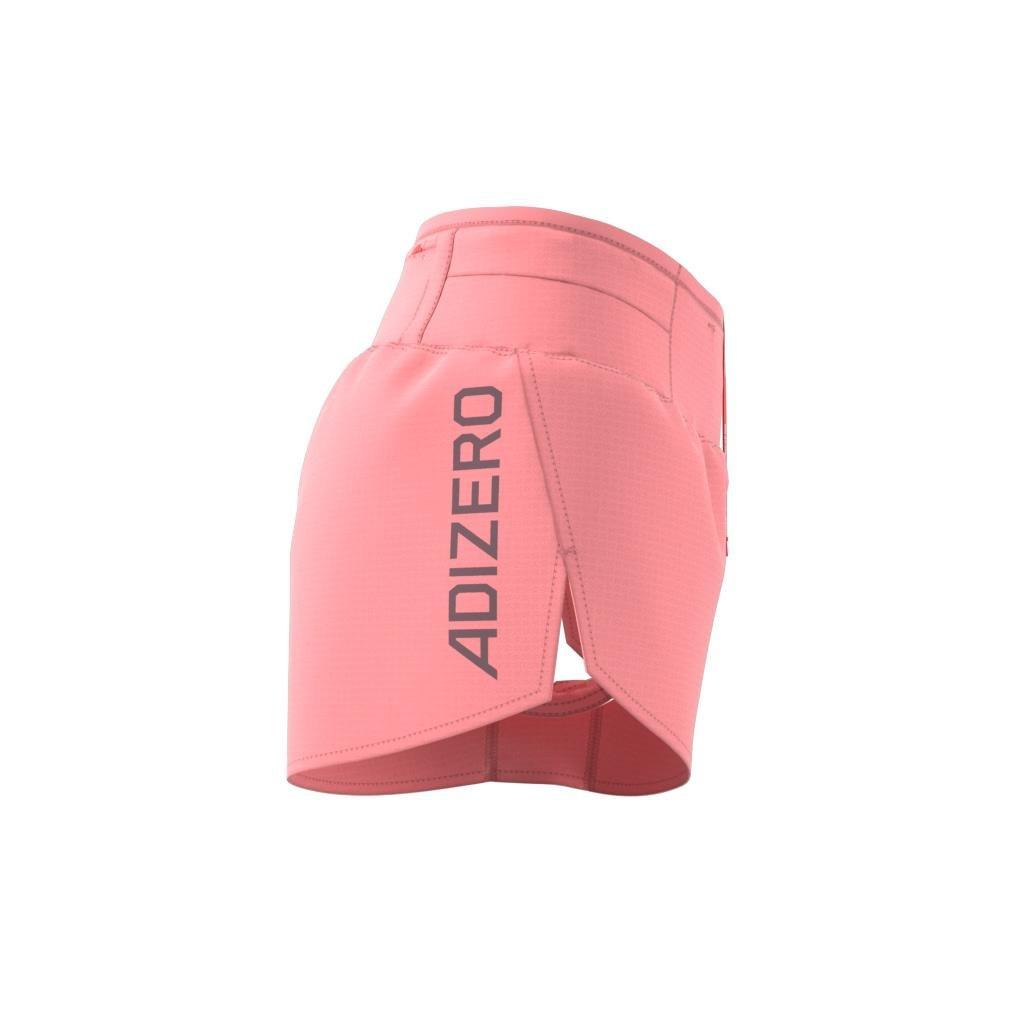 Adizero Running Gel Short, Pink, A701_ONE, large image number 13