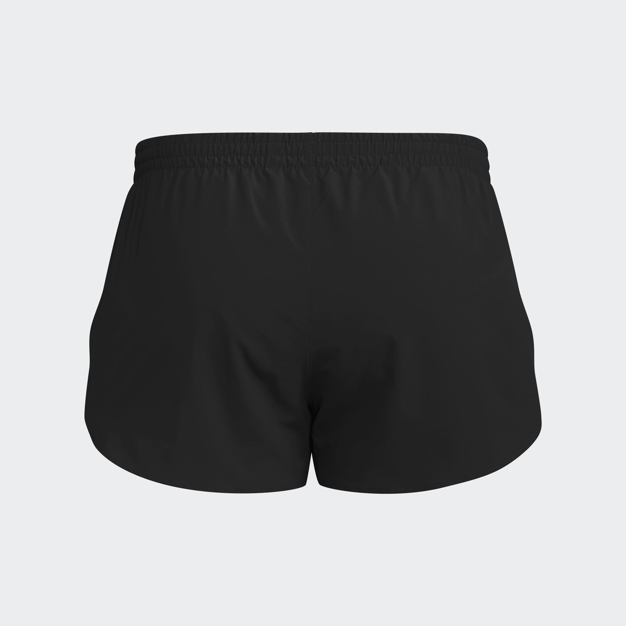 Adizero Essentials Running Split Shorts, Black, A701_ONE, large image number 2
