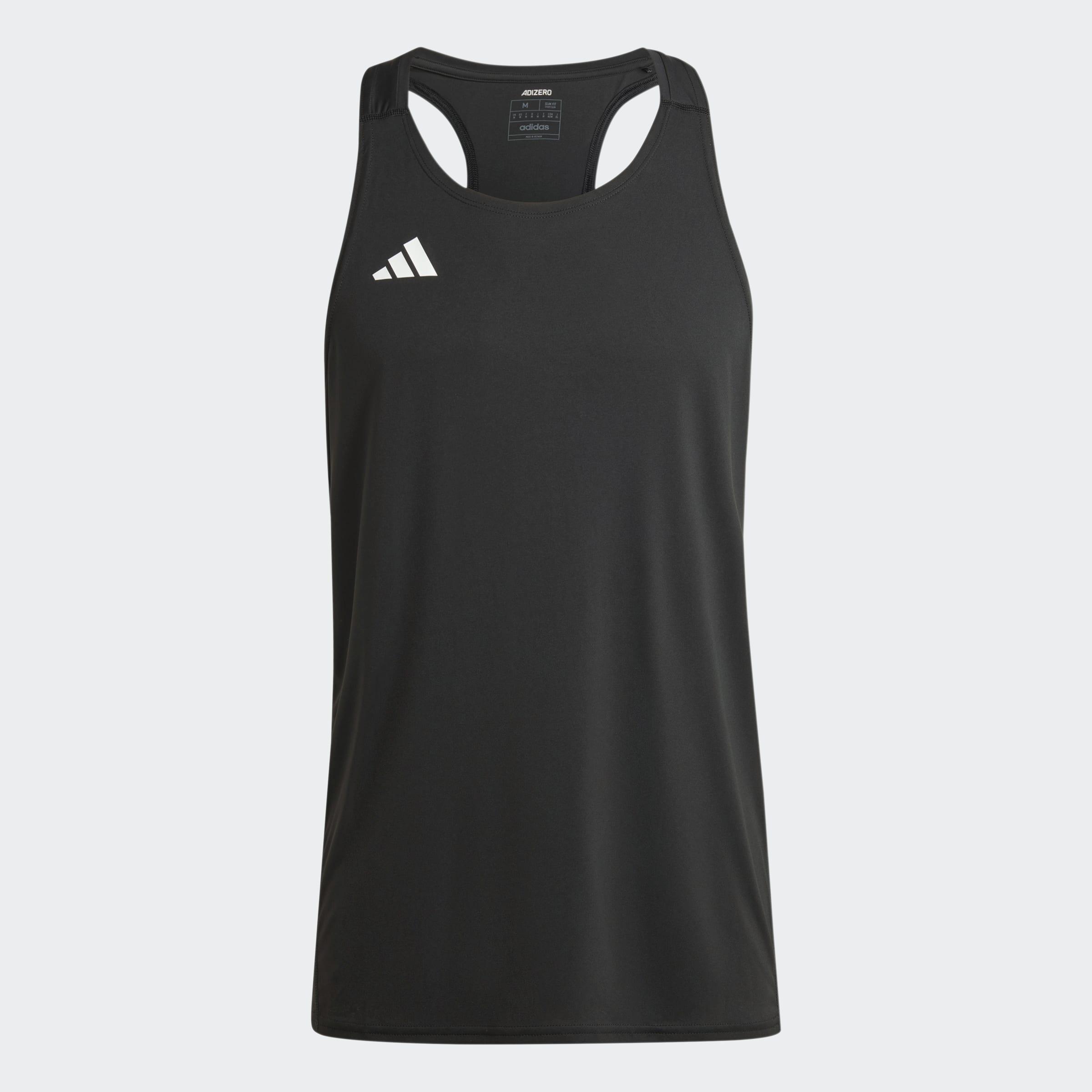 Adizero Essentials Running Tank Top, Black, A701_ONE, large image number 1