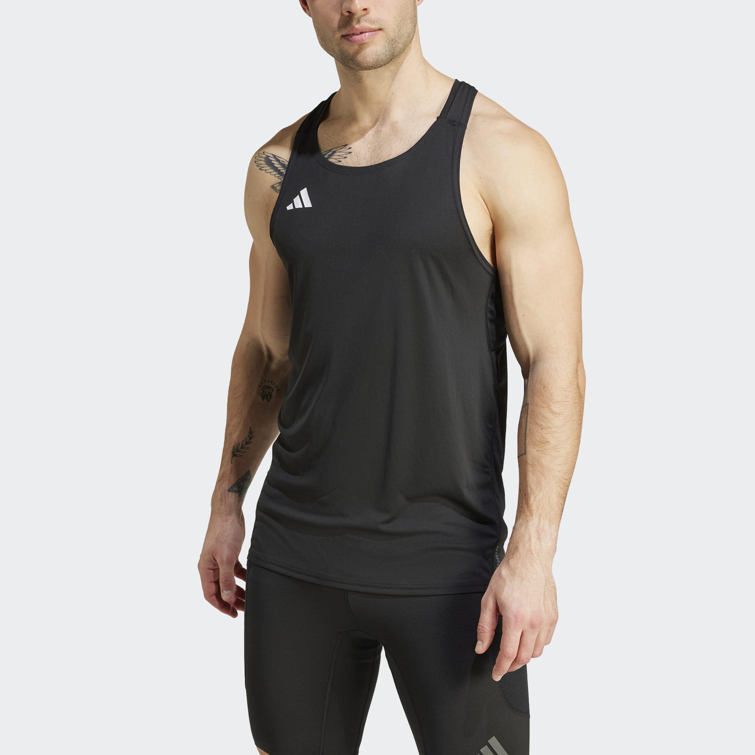 Adizero Essentials Running Tank Top, Black