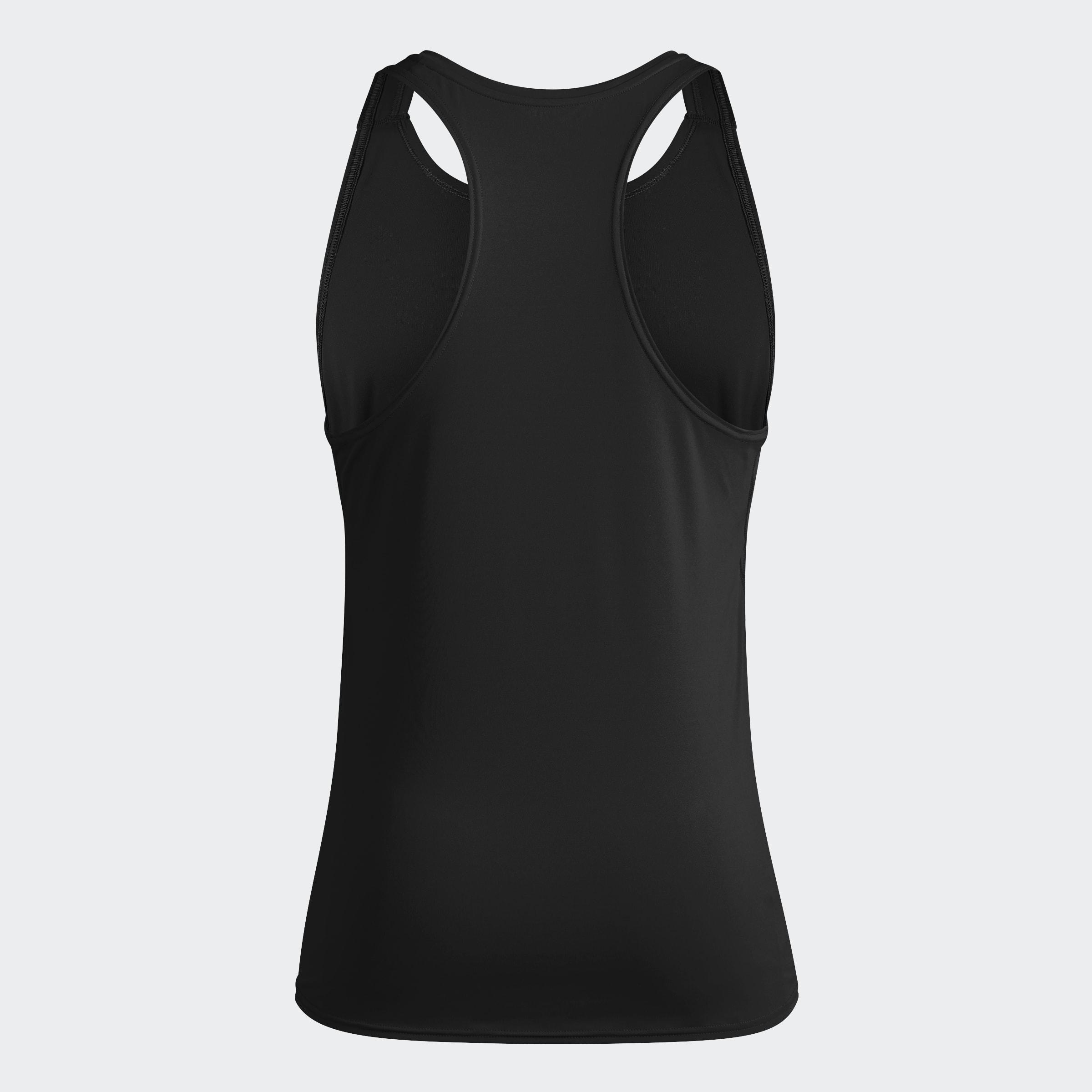 Adizero Essentials Running Tank Top, Black, A701_ONE, large image number 3