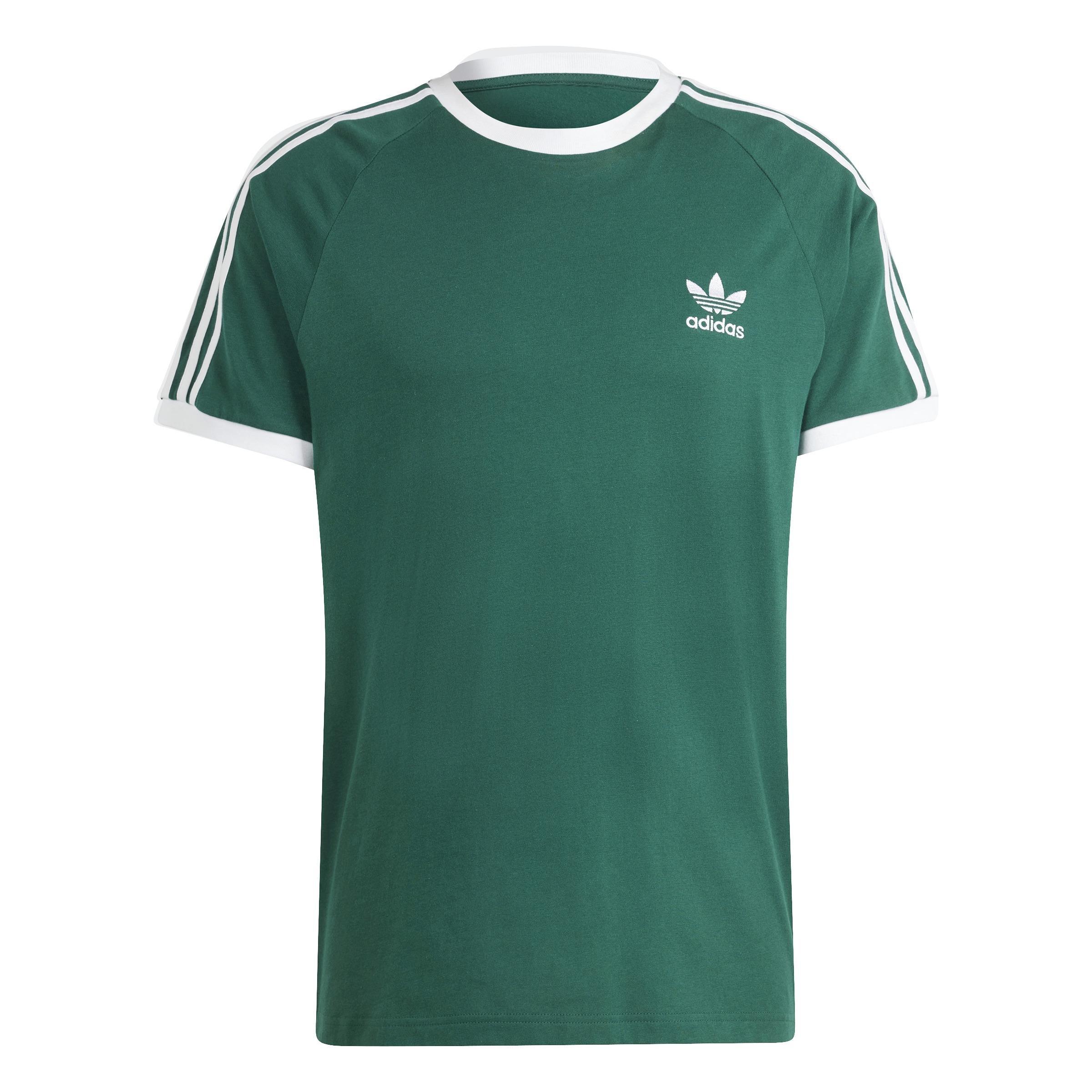 Men Adicolor Classics 3-Stripes T-Shirt, Green, A701_ONE, large image number 1