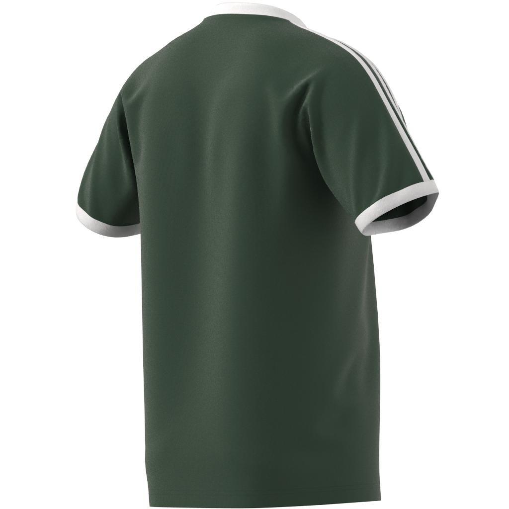 Men Adicolor Classics 3-Stripes T-Shirt, Green, A701_ONE, large image number 6