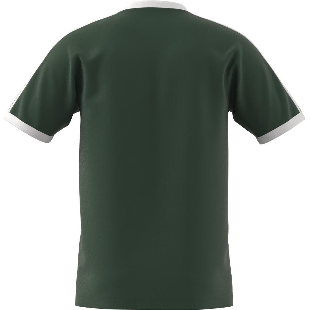 Men Adicolor Classics 3-Stripes T-Shirt, Green, A701_ONE, large image number 7