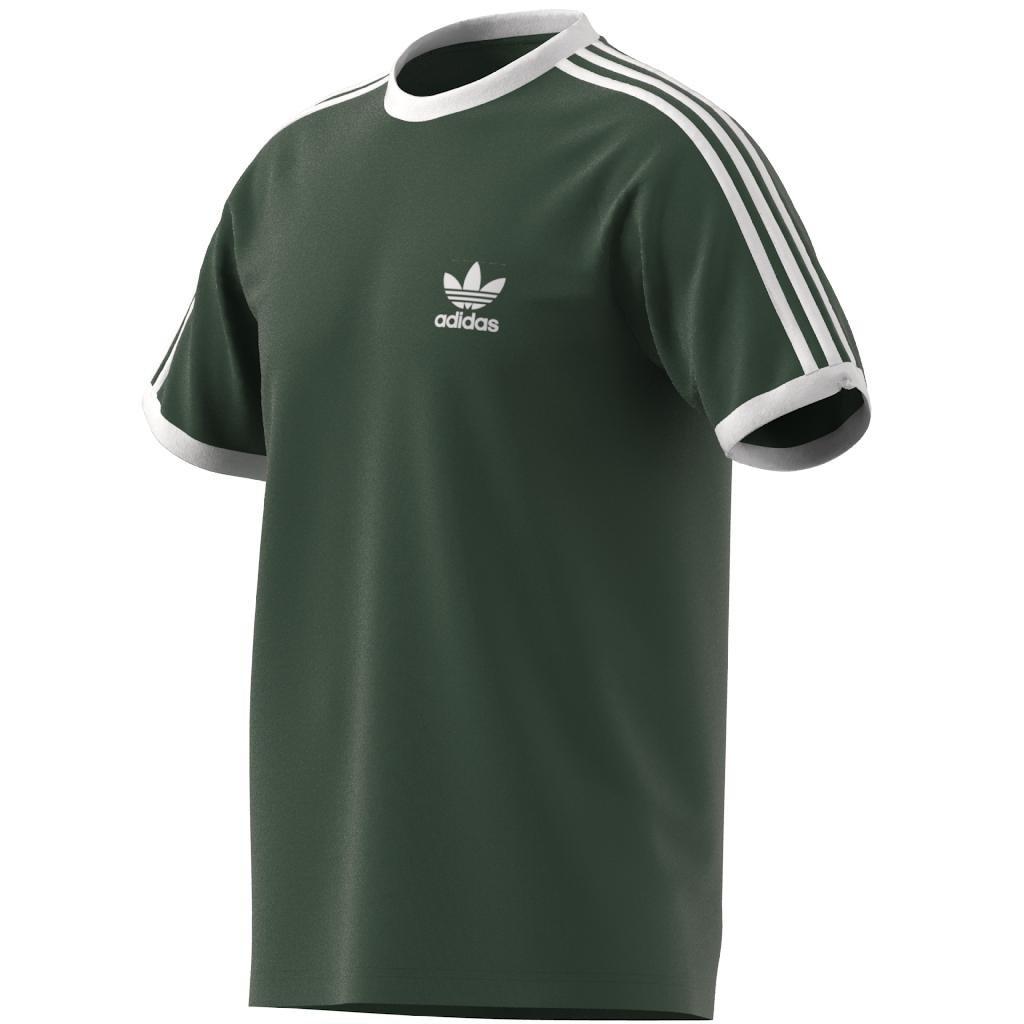 Men Adicolor Classics 3-Stripes T-Shirt, Green, A701_ONE, large image number 10