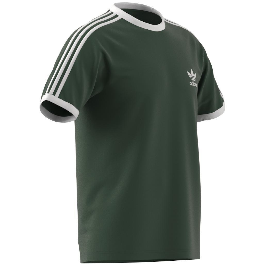 Men Adicolor Classics 3-Stripes T-Shirt, Green, A701_ONE, large image number 13
