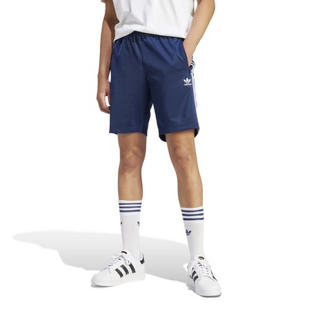 Men Adicolor Firebird Shorts, Blue, A701_ONE, large image number 1