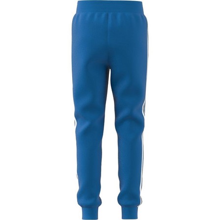 Unisex Kids 3-Stripes Joggers, Blue, A701_ONE, large image number 6