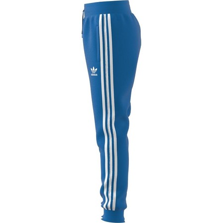 Unisex Kids 3-Stripes Joggers, Blue, A701_ONE, large image number 8