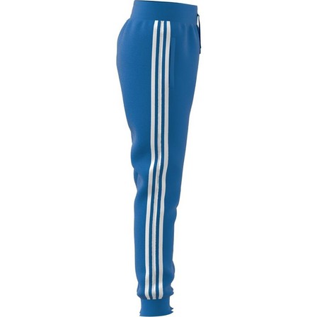 Unisex Kids 3-Stripes Joggers, Blue, A701_ONE, large image number 10