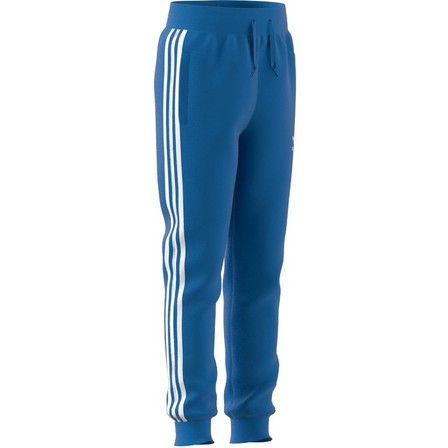 Unisex Kids 3-Stripes Joggers, Blue, A701_ONE, large image number 12