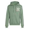 Men Trefoil Hoodie, Green, A701_ONE, thumbnail image number 3