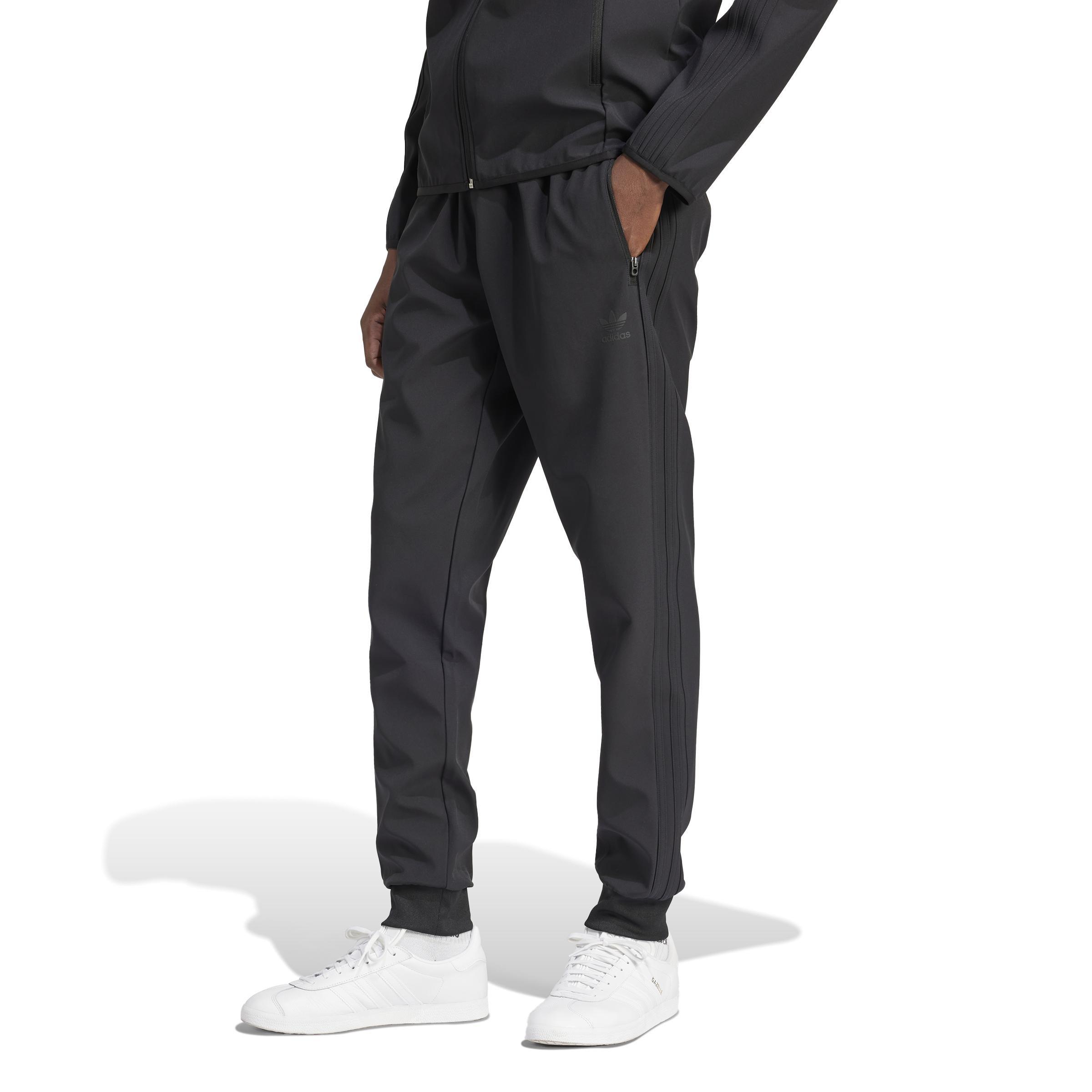 Men Sst Bonded Tracksuit Bottoms, Black, A701_ONE, large image number 0