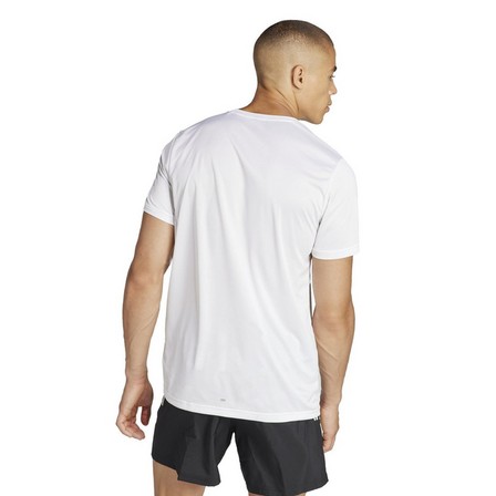 Men Run It T-Shirt, White, A701_ONE, large image number 4