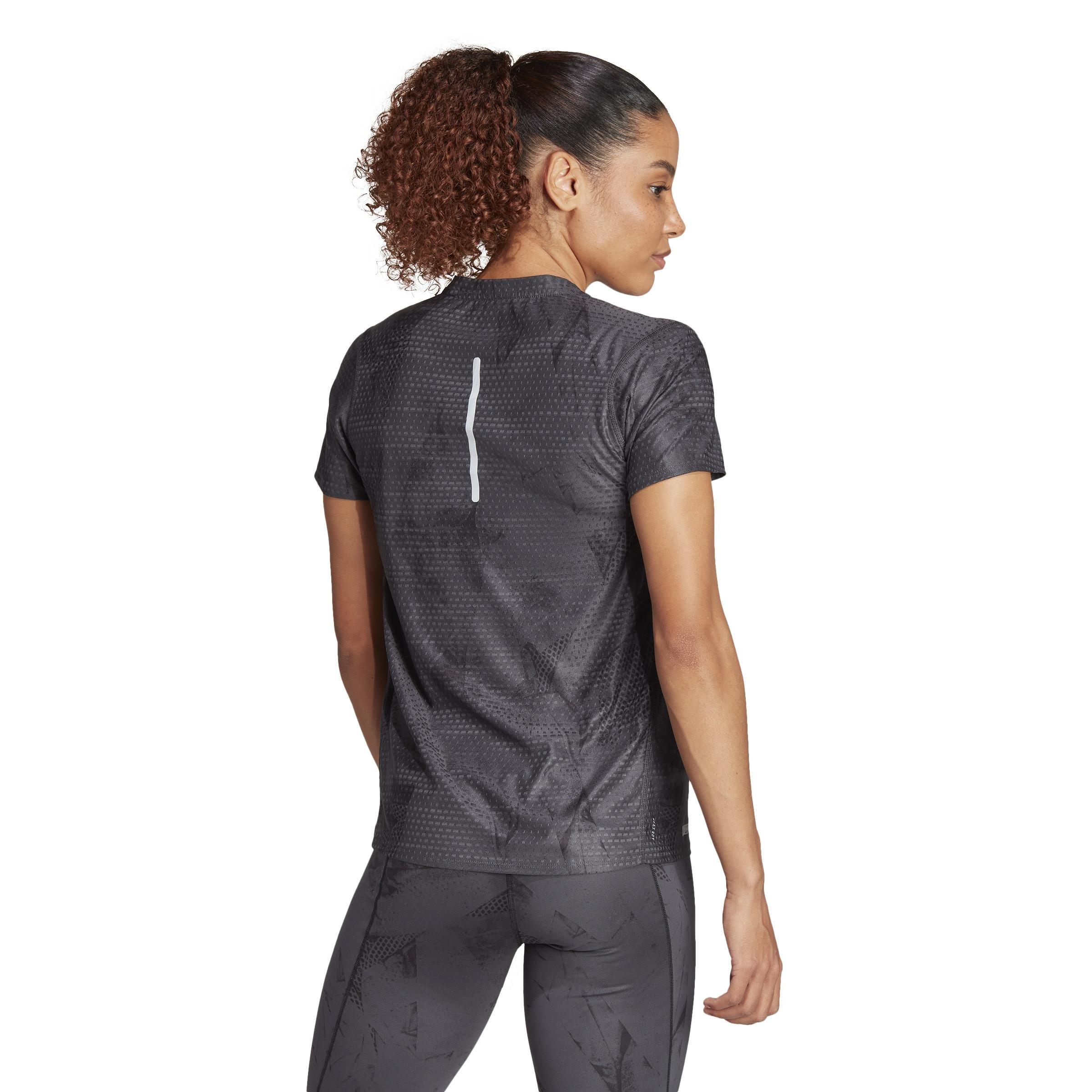 adidas - Women Ultimate Adidas All-Over Print T-Shirt, Black