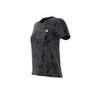 Women Ultimate Adidas All-Over Print T-Shirt, Black, A701_ONE, thumbnail image number 11