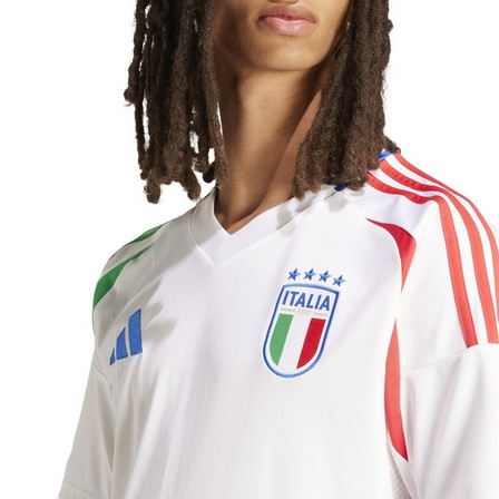 Men Italy 24 Away Jersey, White, A701_ONE, large image number 5