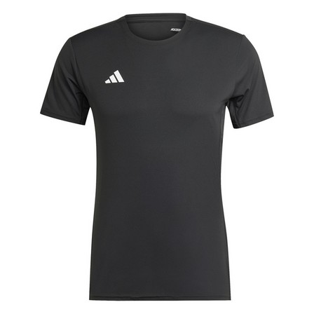 Men Adizero Essentials Running T-Shirt, Black, A701_ONE, large image number 2