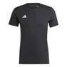 Men Adizero Essentials Running T-Shirt, Black, A701_ONE, thumbnail image number 2