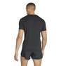 Men Adizero Essentials Running T-Shirt, Black, A701_ONE, thumbnail image number 3