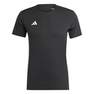 Men Adizero Essentials Running T-Shirt, Black, A701_ONE, thumbnail image number 4
