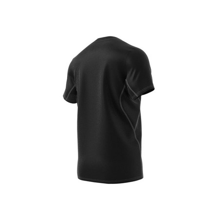 Men Adizero Essentials Running T-Shirt, Black, A701_ONE, large image number 10