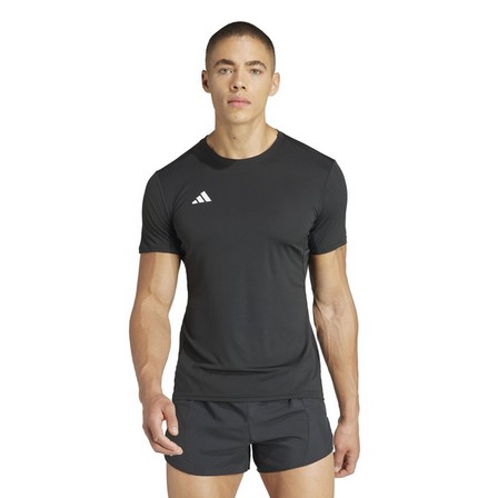 Men Adizero Essentials Running T-Shirt, Black, A701_ONE, large image number 12