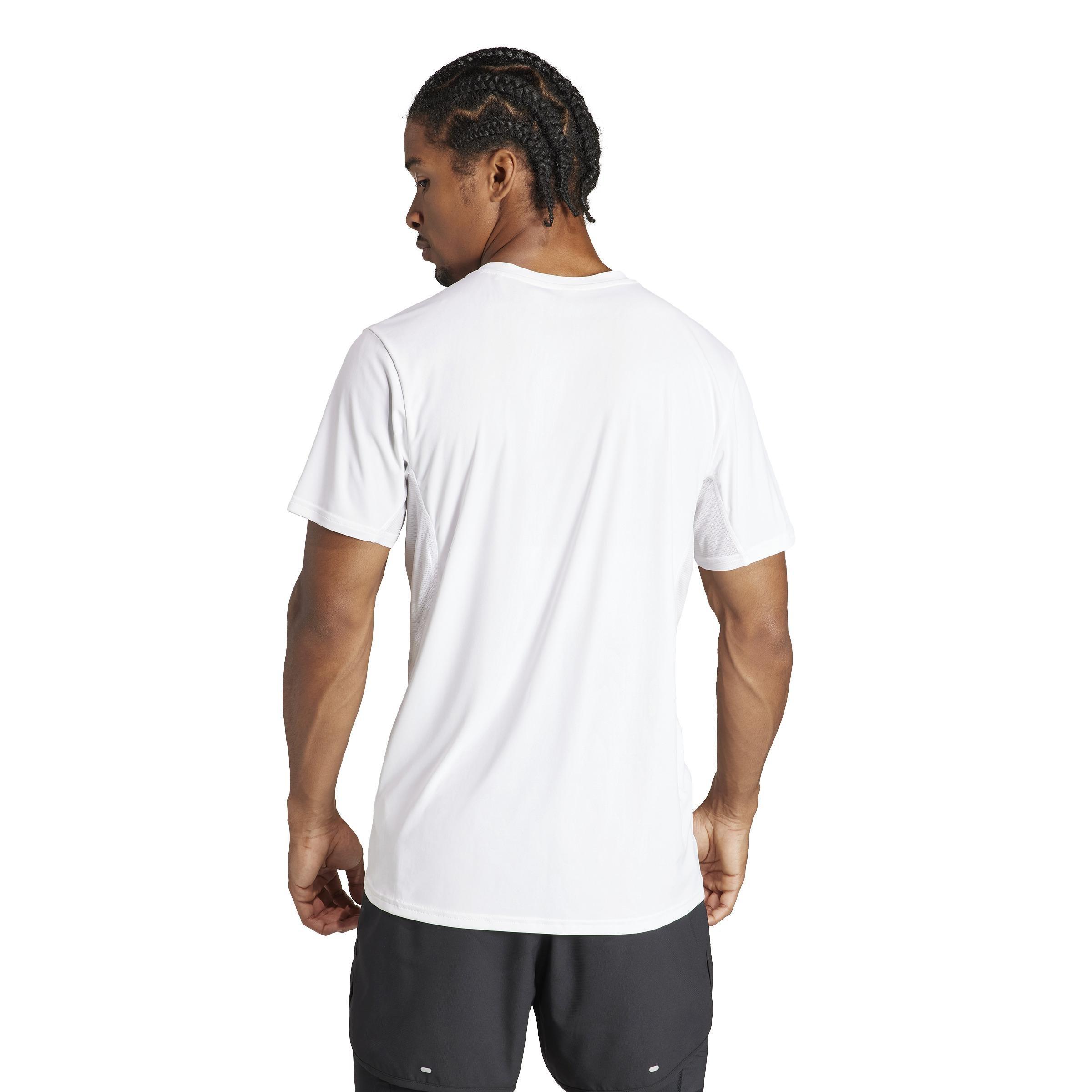 Adizero Essentials Running T-Shirt, White, , large image number 2