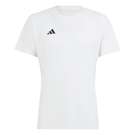 Men Adizero Essentials Running T-Shirt, White, A701_ONE, large image number 3