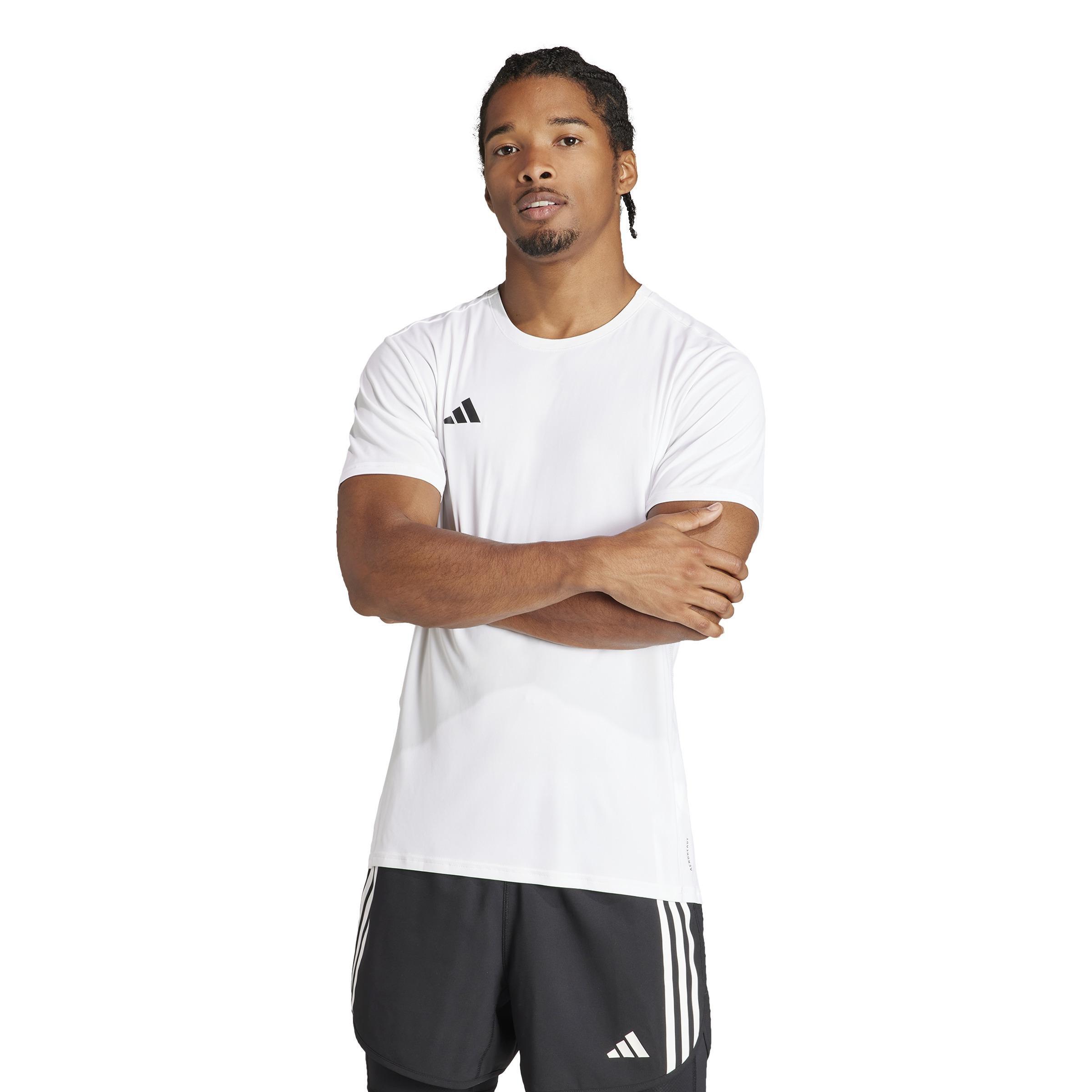 Adizero Essentials Running T-Shirt, White, A701_ONE, large image number 5