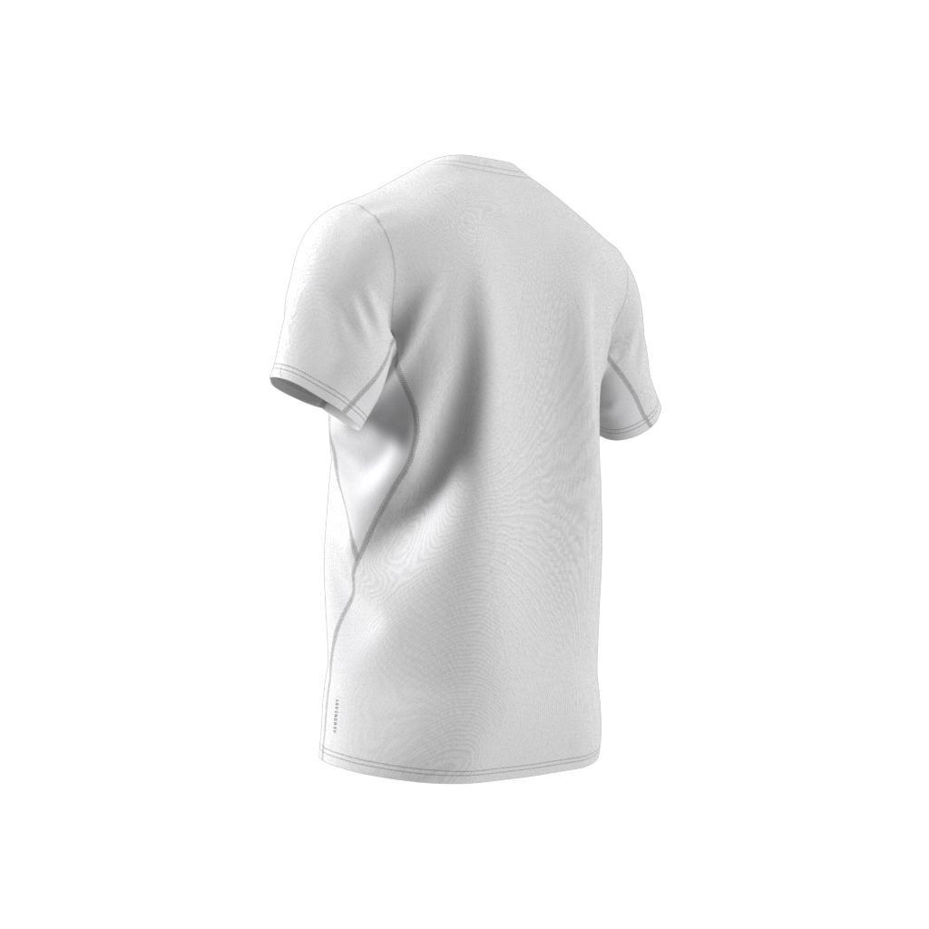 Men Adizero Essentials Running T-Shirt, White, A701_ONE, large image number 9