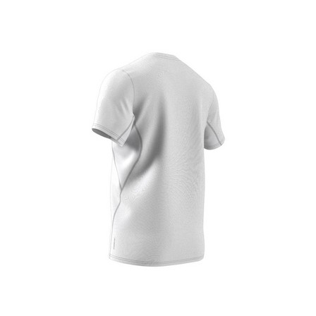 Men Adizero Essentials Running T-Shirt, White, A701_ONE, large image number 10