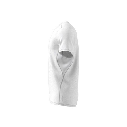 Men Adizero Essentials Running T-Shirt, White, A701_ONE, large image number 11