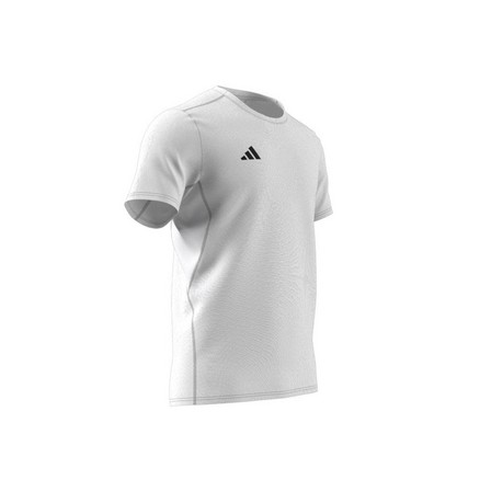 Men Adizero Essentials Running T-Shirt, White, A701_ONE, large image number 13